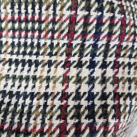 Sag Harbor Plaid Blazer Wool Blend Houndstooth Eclectic Grandpa Jacket Size 14 - Picture 12 of 16